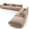 Ghế sofa vải nỉ nhung Nordic WBERT