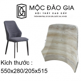 Phôi ghế gỗ | MS 75_B: Nova Tan