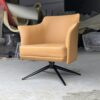 Ghế Armchair Xoay Bọc Da