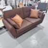 Sofa Vải Nâu Nhạt 3 Chỗ Ngồi