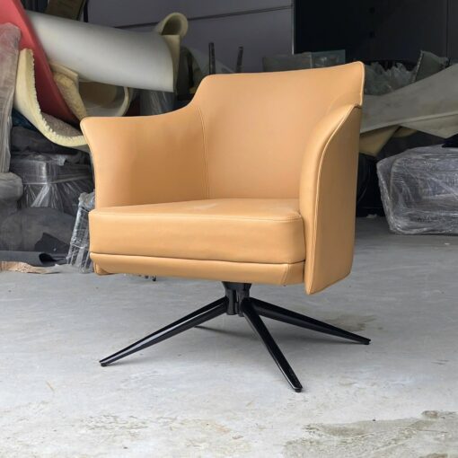 Ghế Armchair Xoay Bọc Da