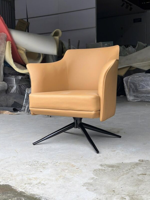 Ghế Armchair Xoay Bọc Da