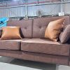 Sofa Da Nâu 2 Chỗ Ngồi