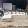 🛋️ Sofa Chữ L Nỉ Cao Cấp – Tinh Tế Trong Từng Đường May