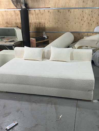 Sofa Giường Trắng Kem