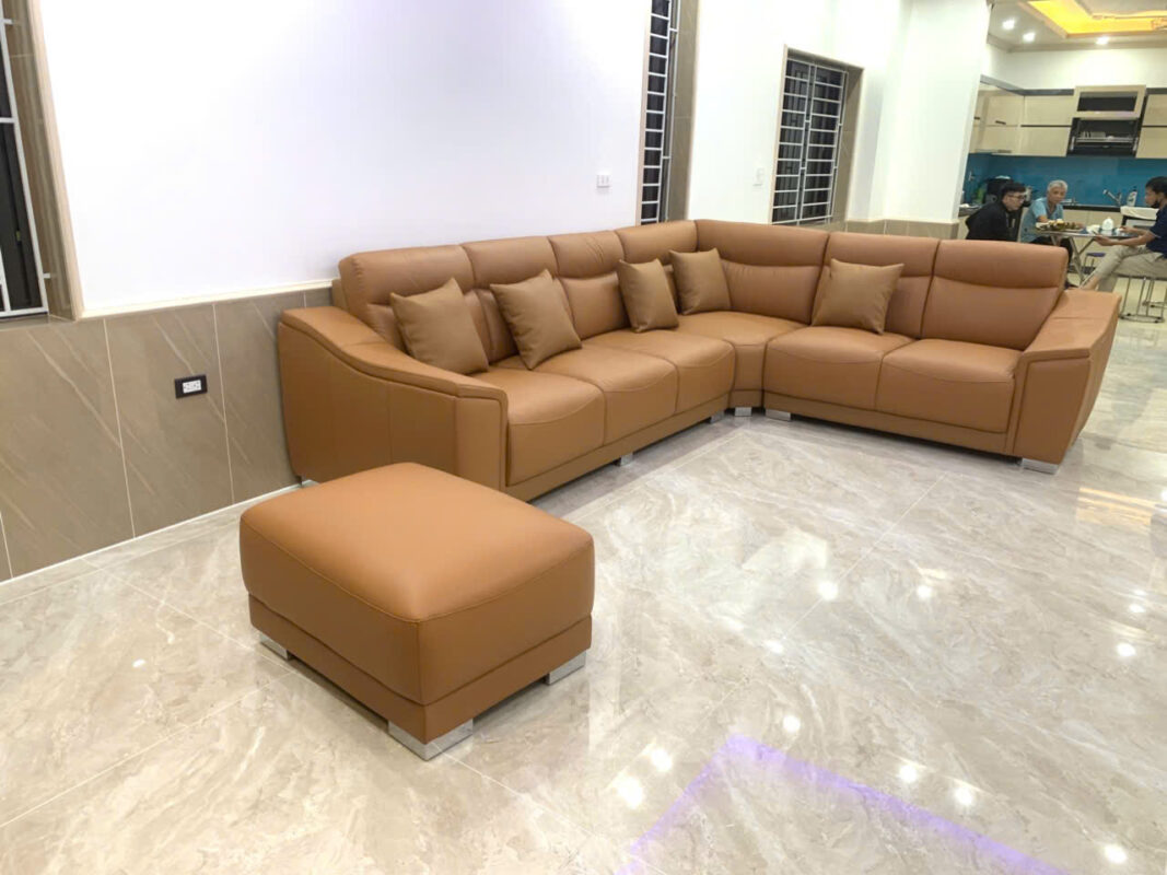 Sofa Da Góc Chữ L