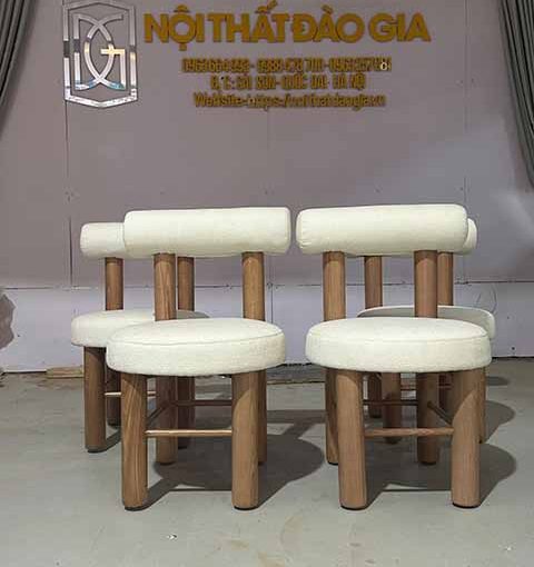 GHẾ ĂN LƯNG TRÒN BỌC NỈ