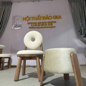 Donut Chair Bọc Vải Boucle