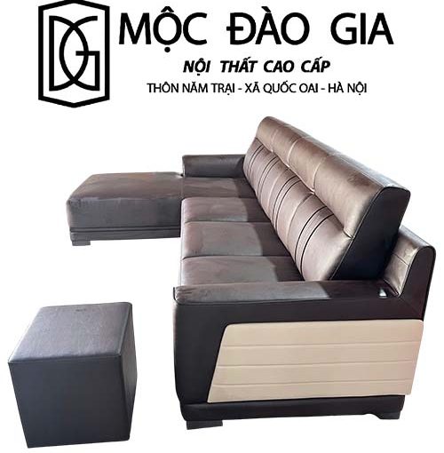 sofa da góc chữ L